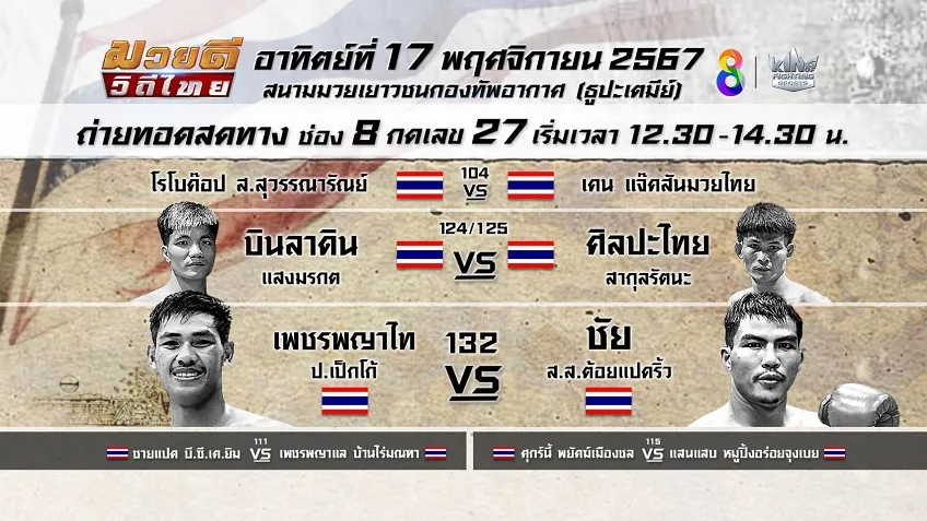 ศึกมวยสุดสัปดาห์สุดมัน หลังวันลอยกระทง